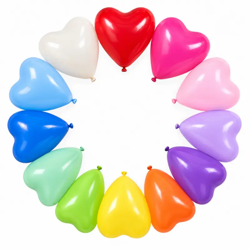 Balon Lateks Jantung 10 Inch