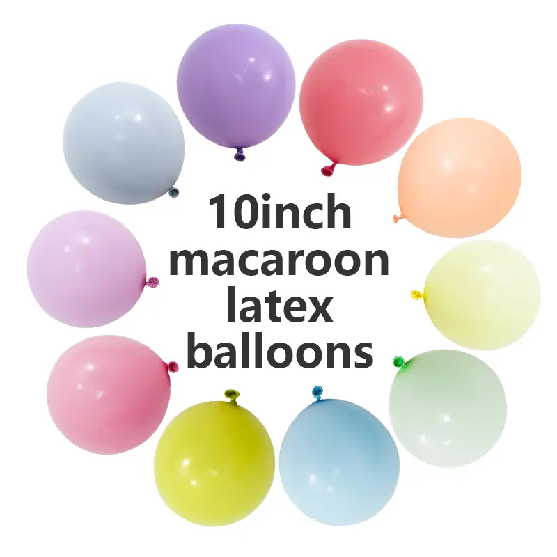Balon Lateks Macaron 10 Inch