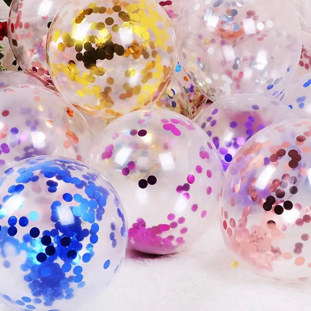 Balon Lateks Confetti 12 Inch