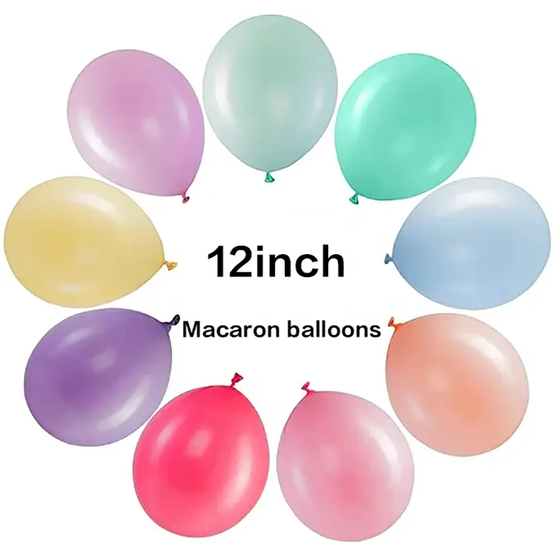 Balon latek 12 inci macaroon