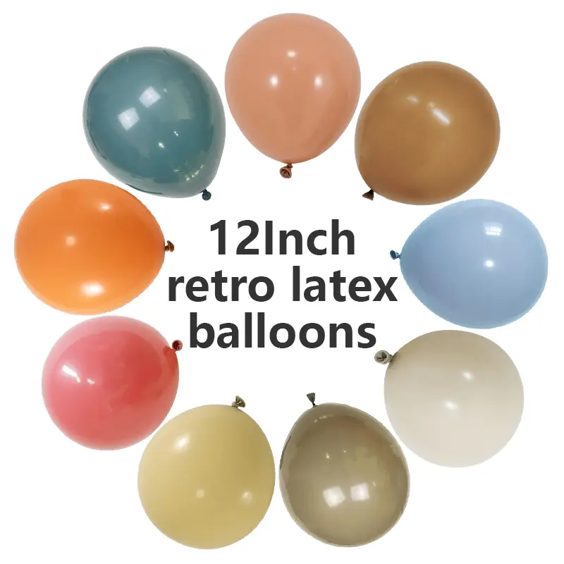 Balon Lateks Retro 12 Inch