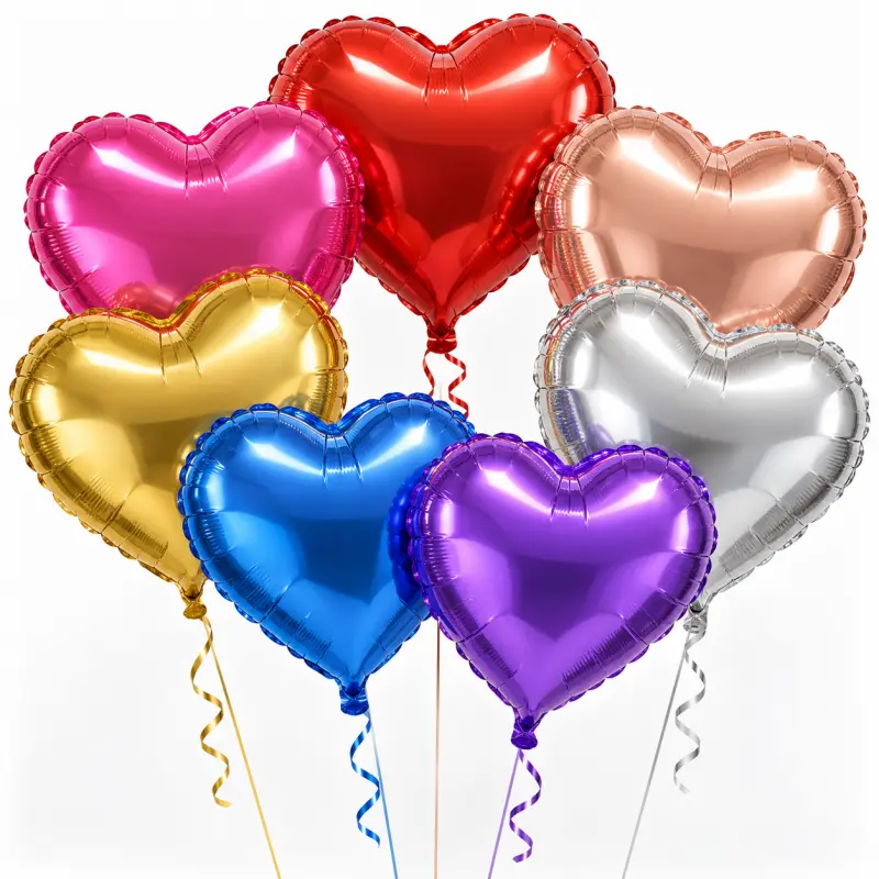 Balon Foil Jantung 18 Inch