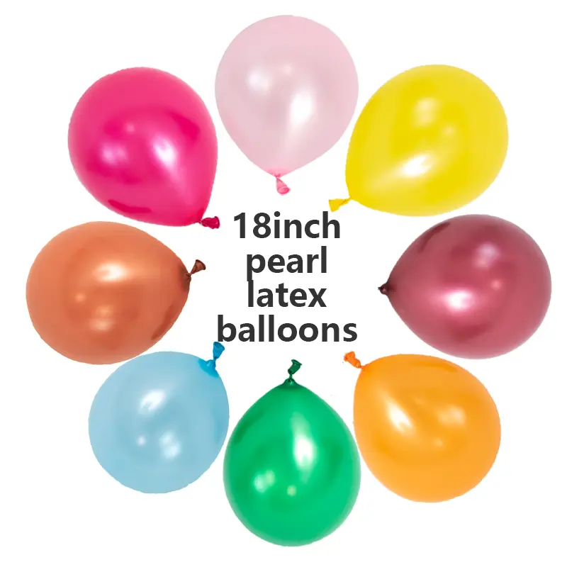 Balon Lateks Mutiara 18 Inch