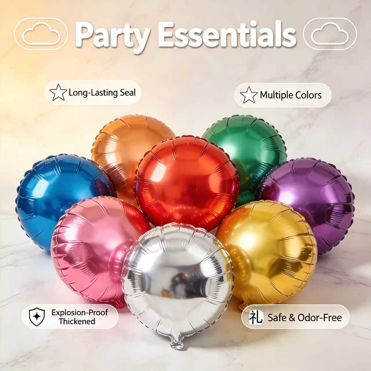 Balon Mylar Foil Bunder 18 Inch