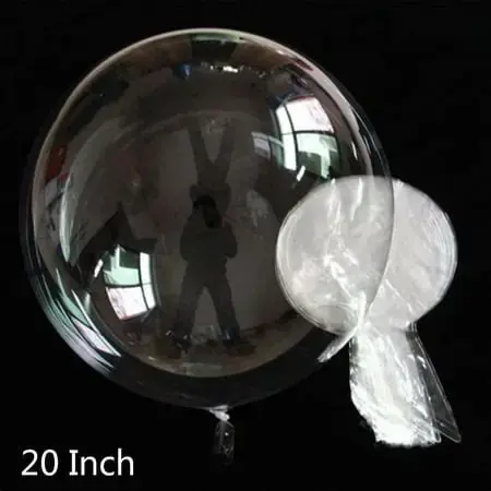 Balon Bobo 20 Inch Clear