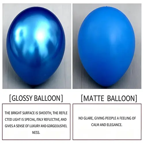 Balon Lateks Matte vs Glossy