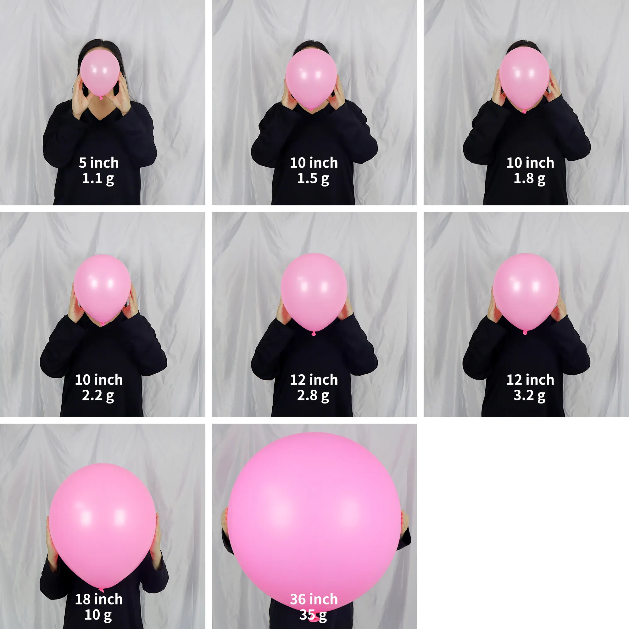 Lateks Balon Gram Bobot (g): A Pandhuan sumber akeh