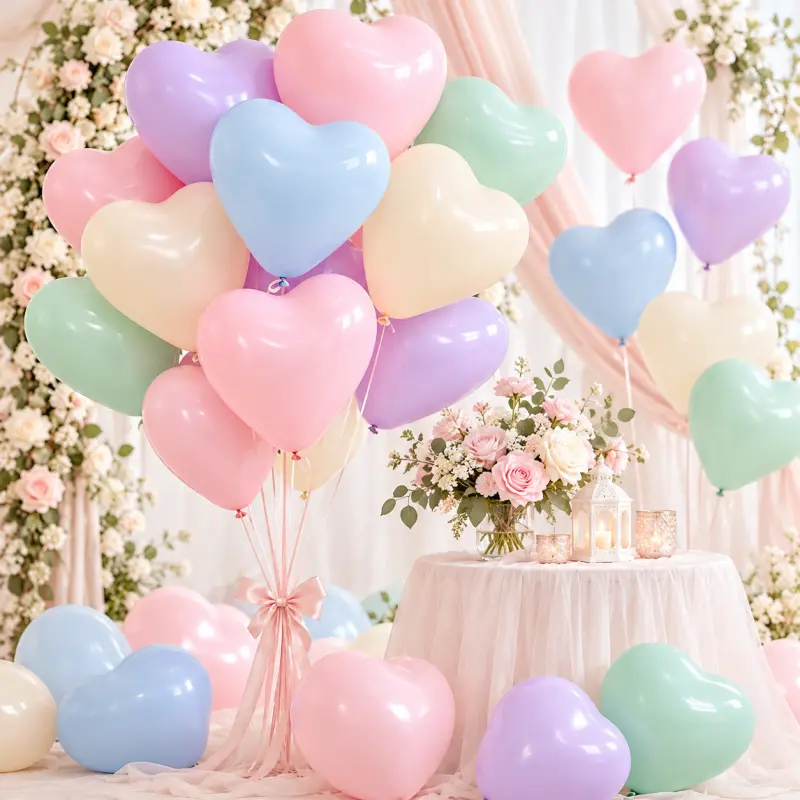 Cara Verifikasi Dimensi Balon Lateks Jantung kanggo Pesenan Massal