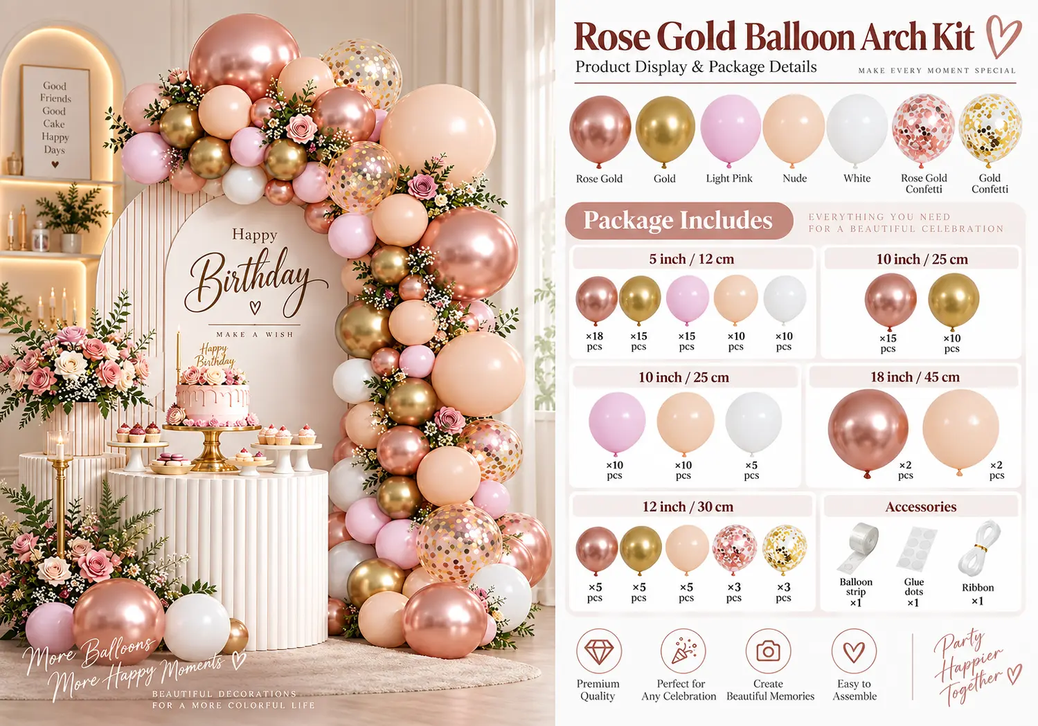 Balon Arch Kits Grosir: Apa Kit Lengkap Kalebu