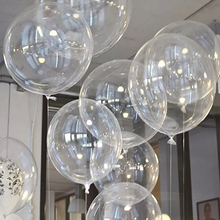 Balon Bobo 24 Inch Clear