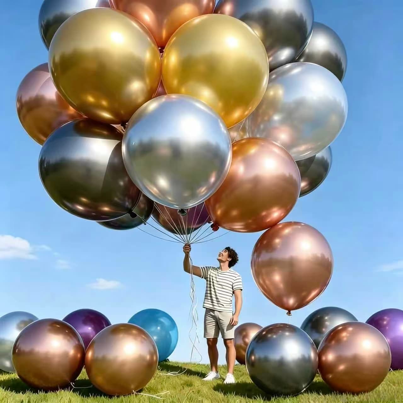 Balon metalik 36 inch