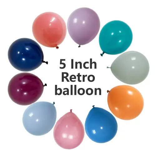 Balon Lateks Retro 5 Inch