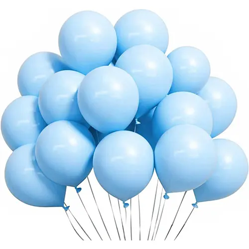Balon Macaron Biru Kab