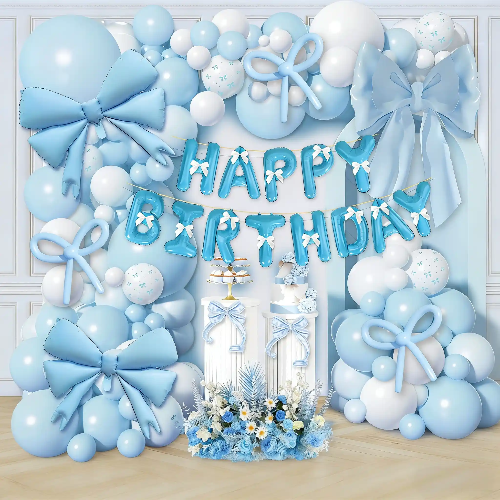 Lengkungan balon bertema busur