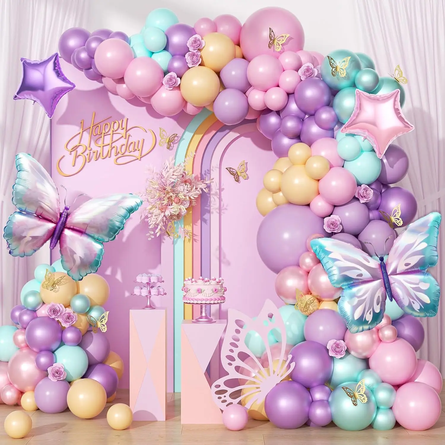 Set Garland Balon Kupu