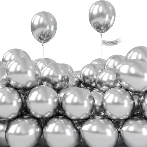 Balon Perak Chrome