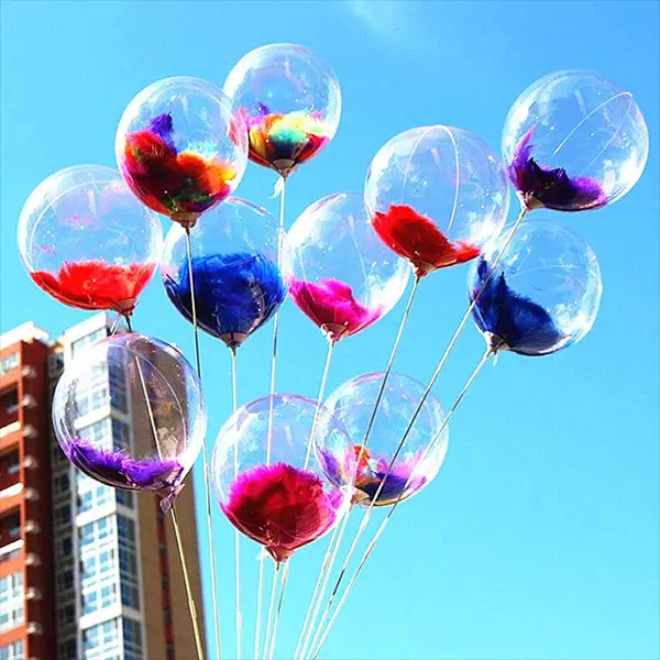 Led Bobo Balon karo Isi Bulu