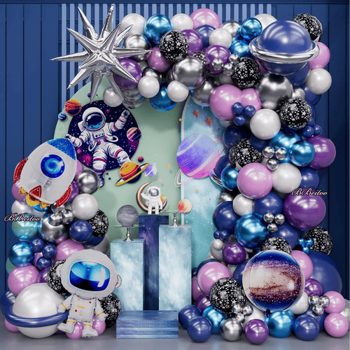 Garland balon tema Galaxy