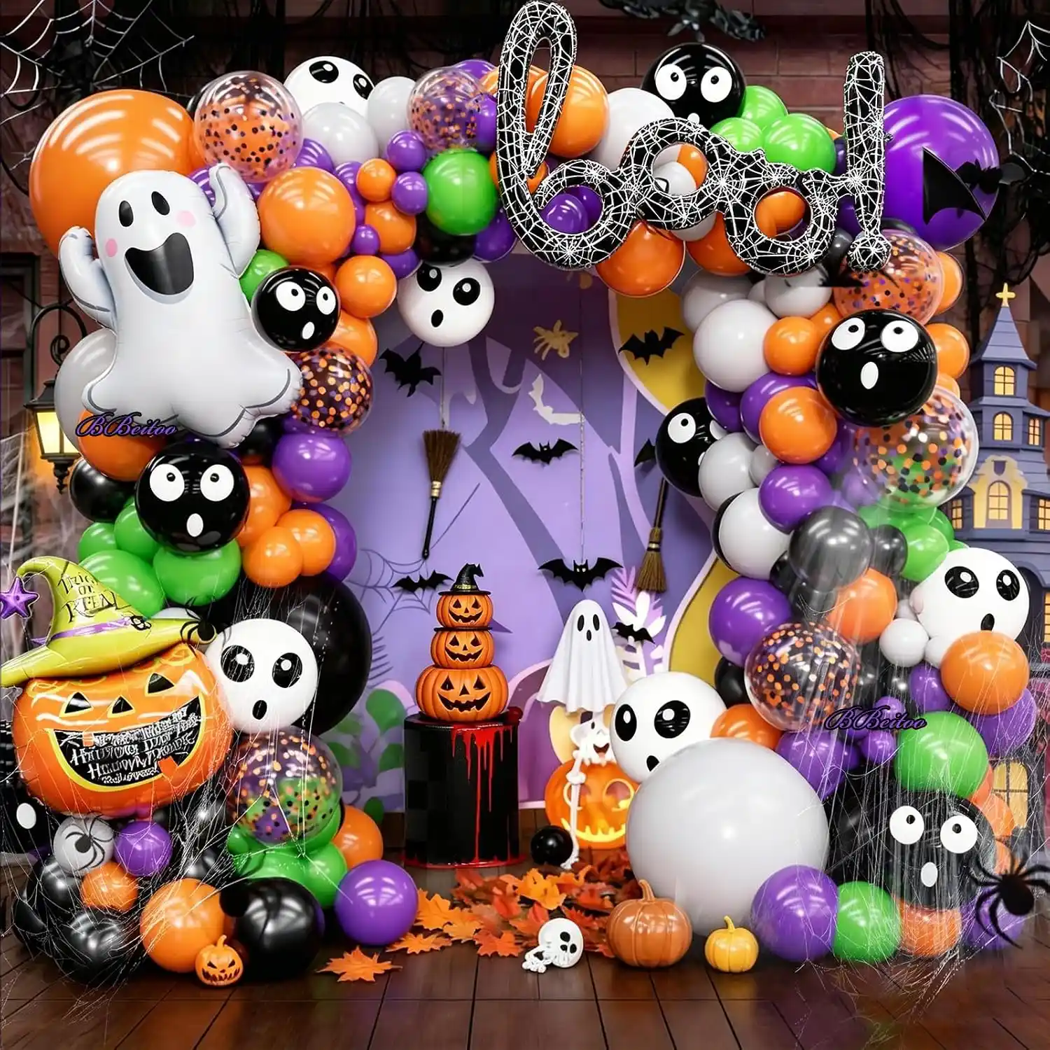 Halloween Balon Garland Arch Kits
