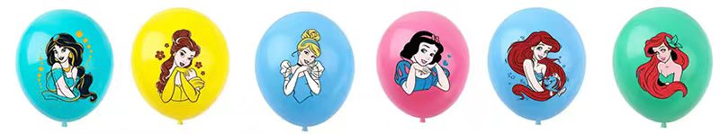 Princess party latex balloons Princess party latex balloons