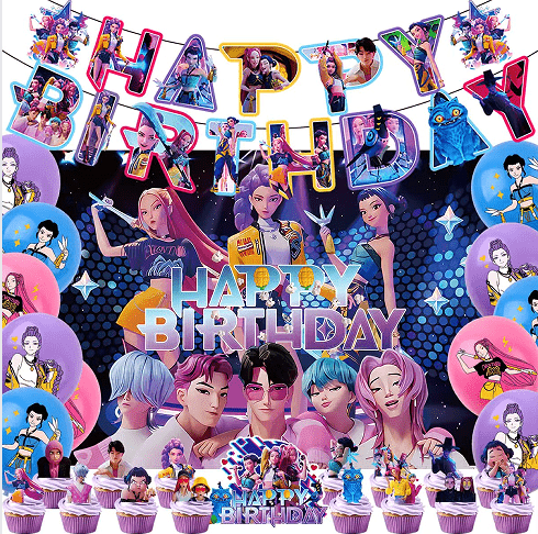 K-pop Demon Hunters Set Party Set