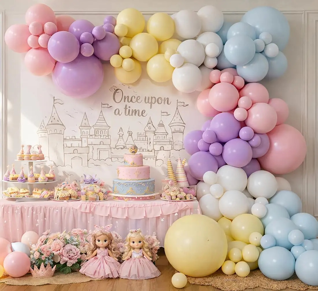 Macaron Pastel Balon Garland Arch Kits