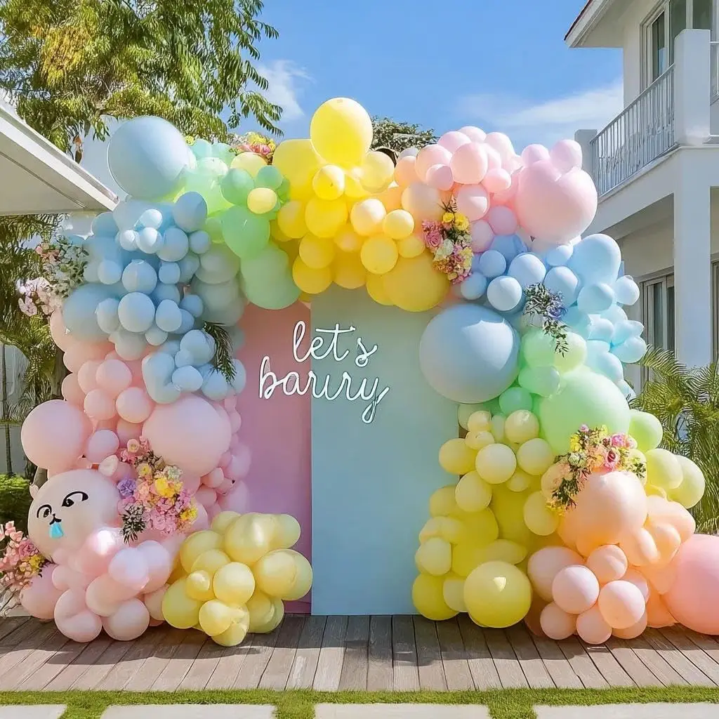 Kit Garland Balon Pastel Matte