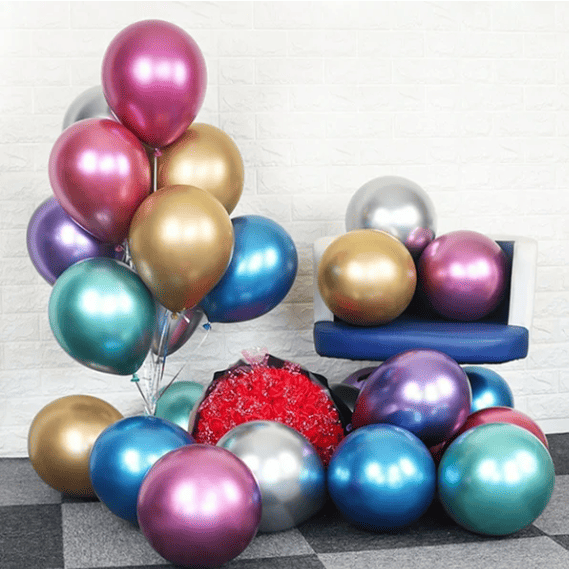 Metallic Helium Balon