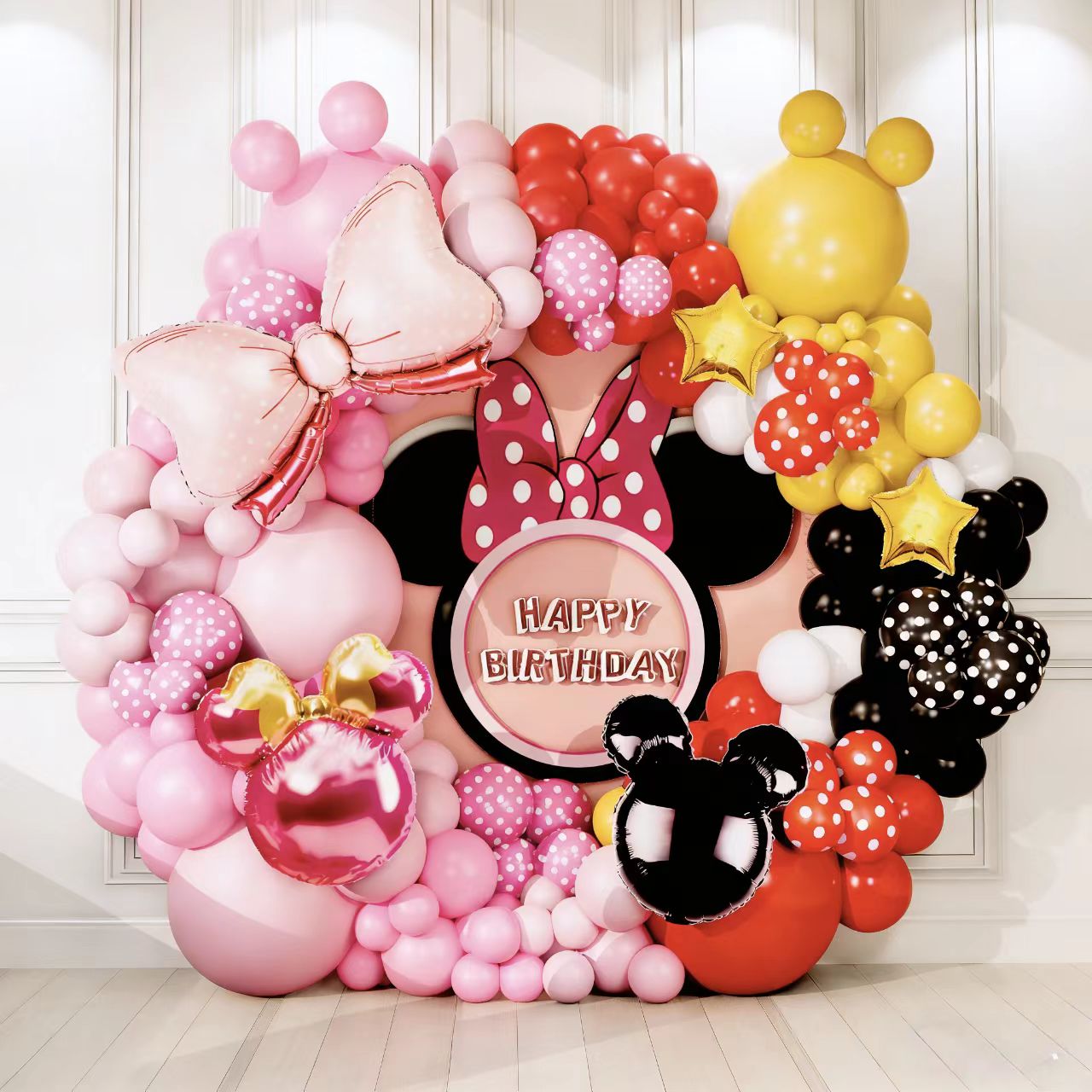 Mickey lan Minnie Balon Arch