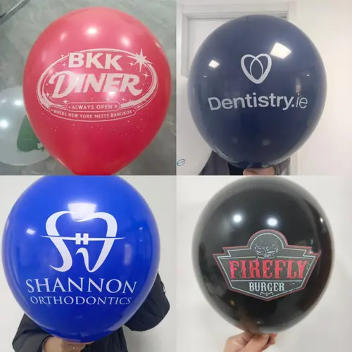 Balon Logo Multi Warna