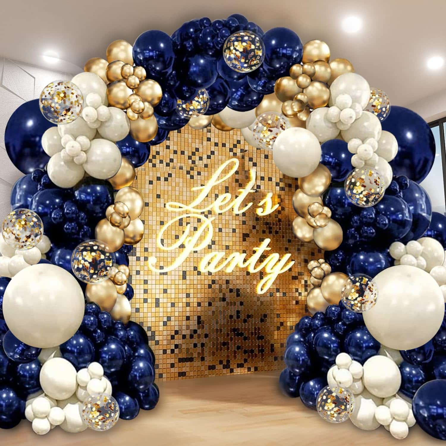 Paket Garland Arch Garland Balon Biru Biru