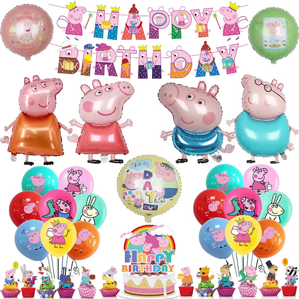 Peppa babi balon