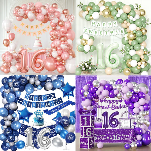 Lengkungan balon manis 16