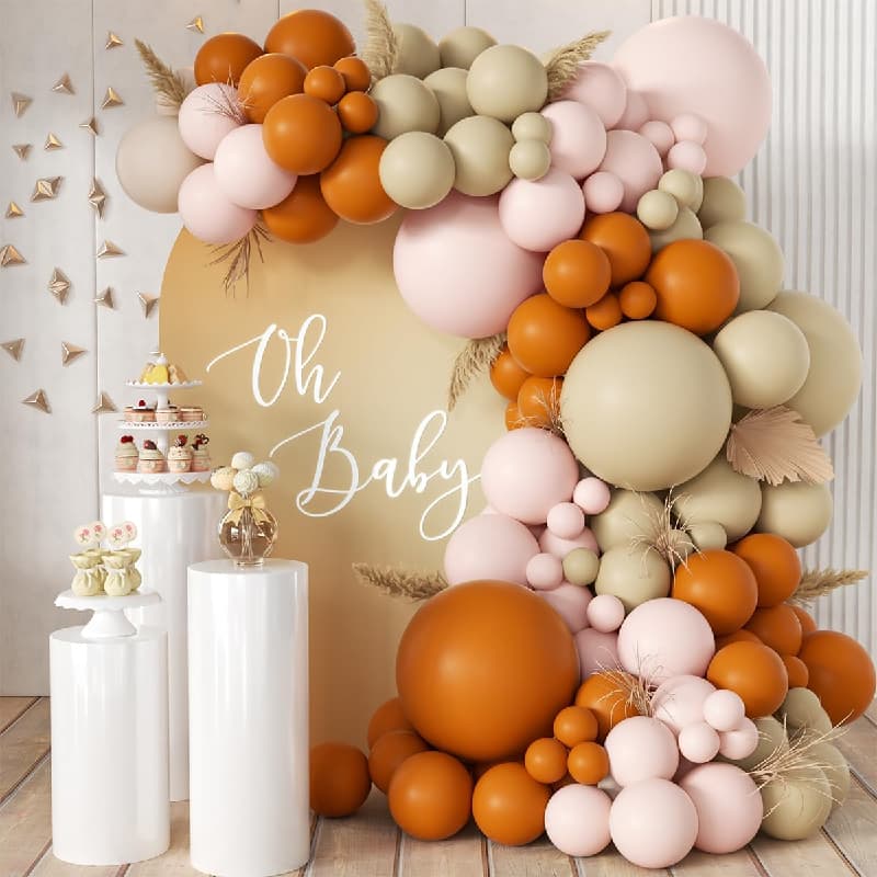 Kit Garland Balon Terracotta