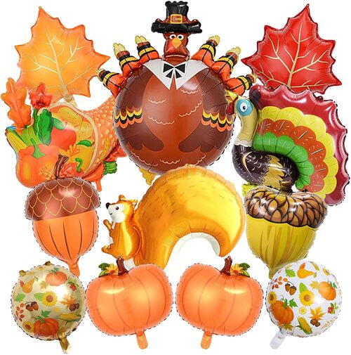 Thanksgiving balon foil