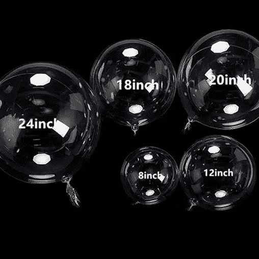 Balon bobo transparan