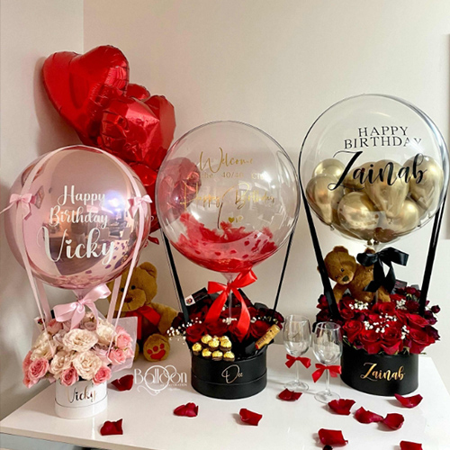 Balon bobo dina Valentine